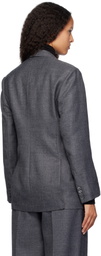 3.1 Phillip Lim Gray Deconstructed Blazer