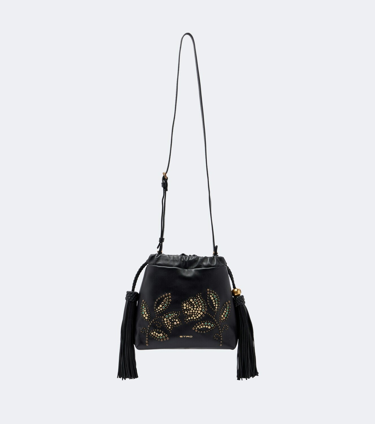 Etro Kalispera Mini studded leather crossbody bag