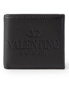 VALENTINO - Valentino Garavani Logo-Debossed Full-Grain Leather Billfold Wallet