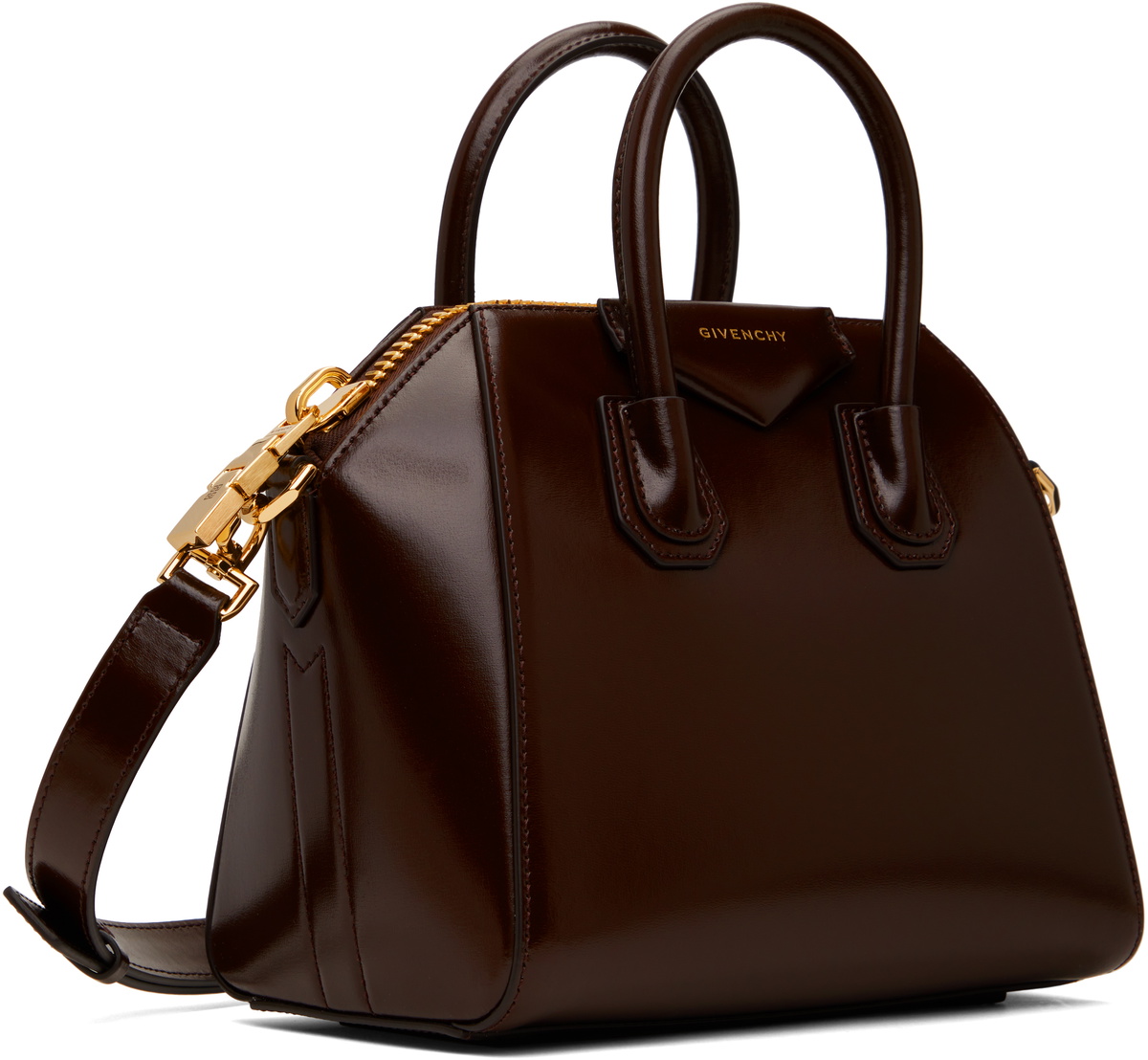 Givenchy Brown Mini Antigona Bag Givenchy
