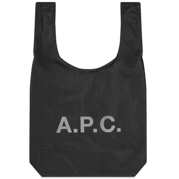 Photo: A.P.C. Rebound Logo Shopping Bag