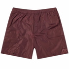 Valentino Men's Icon Logo Swim Shorts in Bordeux
