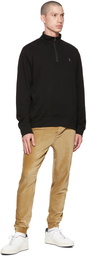 Polo Ralph Lauren Black Quarter Zip Sweater