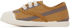 Tiny Cottons Baby Tan & Blue Lines Sneakers