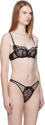 Agent Provocateur Black Nelle Bra