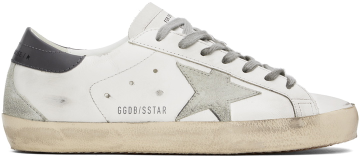 Photo: Golden Goose White Super-Star Sneakers