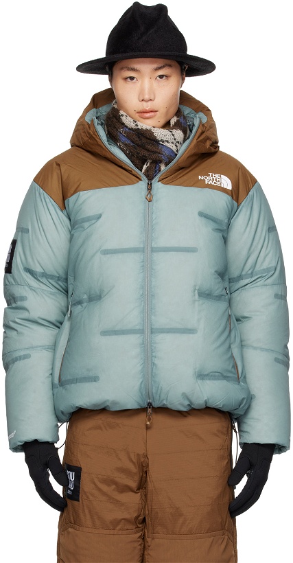 Photo: UNDERCOVER Brown & Blue The North Face Edition Nuptse Down Jacket