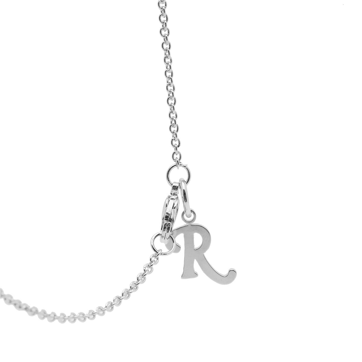 Raf Simons Men's Small Key On Hanger Necklace in Antique Silver Raf Simons
