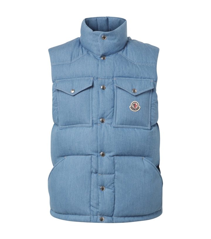 Photo: Moncler Ervional denim down vest