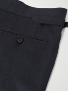 TOM FORD - Straight-Leg Wool-Blend Suit Trousers - Blue