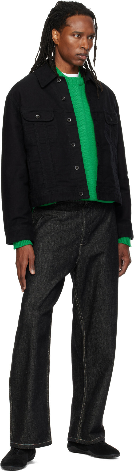 Studio Nicholson Black Cropped Jacket