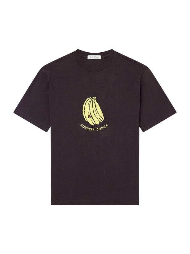 Photo: DISTRICT VISION - California Printed Cotton-Jersey T-Shirt - Black