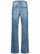 GAUCHERE - Graphic Print Low Rise Denim Jeans