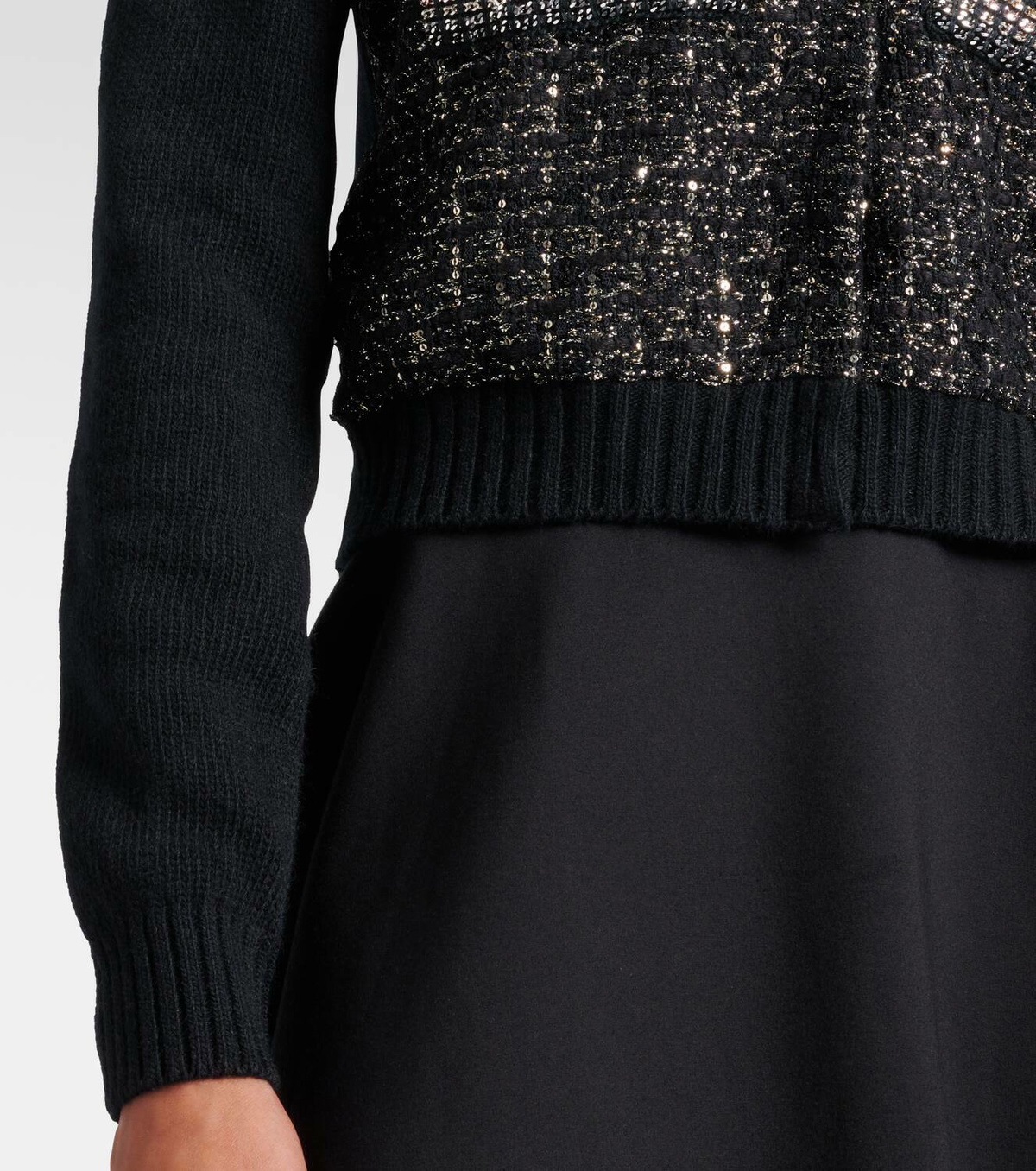 Giambattista Valli Sequined wool cardigan