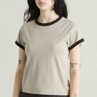 mfpen Women's Ringer T-Shirt in Washed Clay