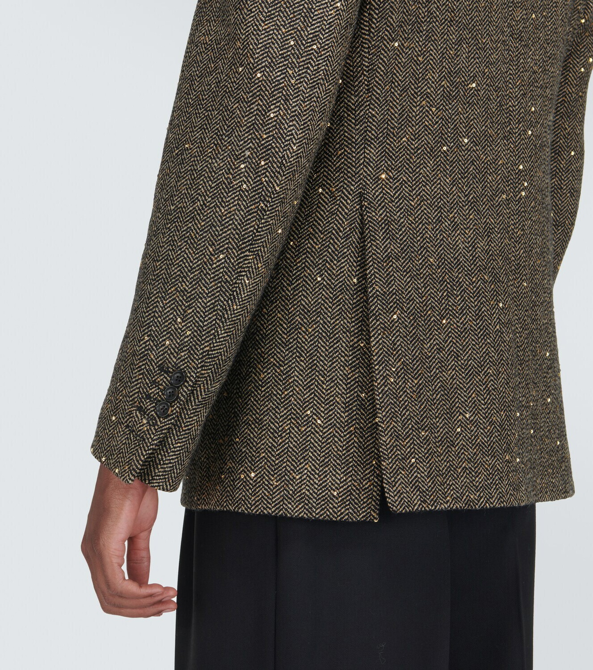 Winnie New York Herringbone wool-blend jacket