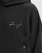 Rough. FIELDWORK HOODIE Black Mens Hoody