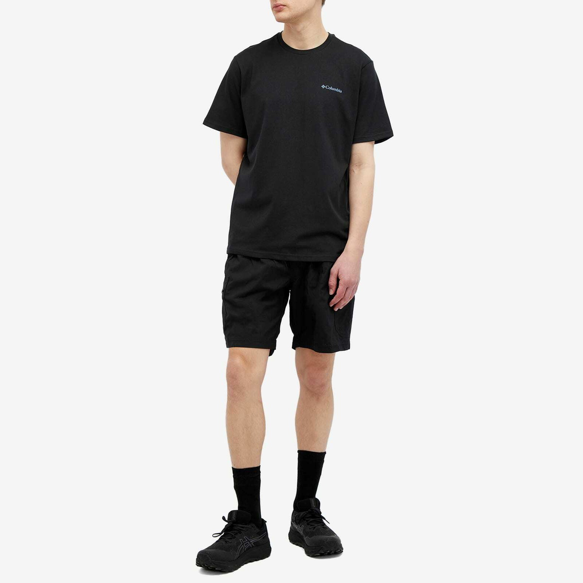 Columbia Men's Explorers Canyon™ Tribe Back Print T-Shirt in Black