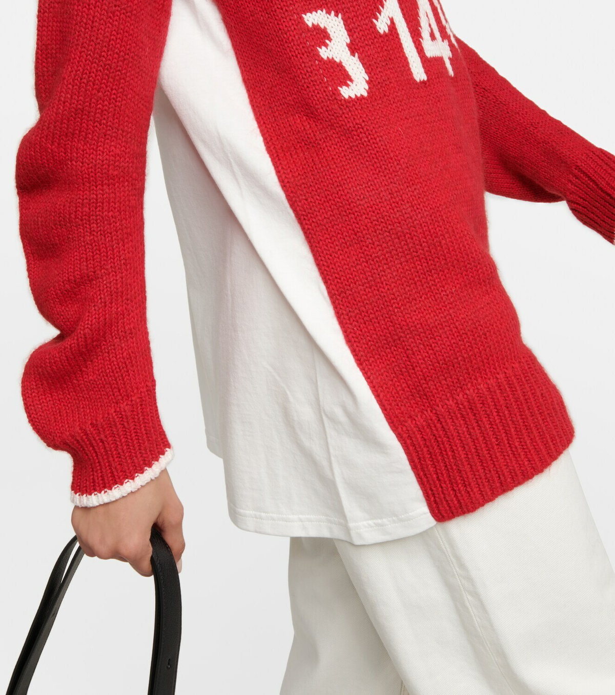 MM6 Maison Margiela - Logo cotton-blend sweater MM6 Maison Margiela