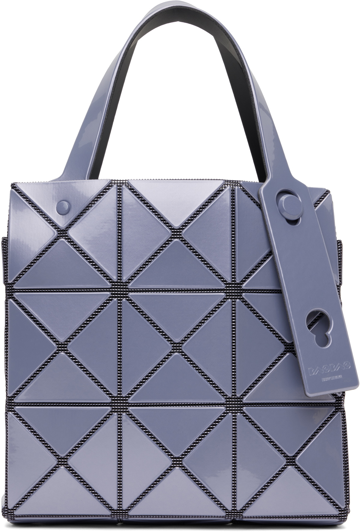 BAO BAO ISSEY MIYAKE Purple Carat Small Bag Bao Bao Issey Miyake