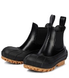 Stella McCartney - Faux leather and rubber Chelsea boots