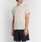 Onia - Shaun Linen-Blend Jersey Polo Shirt - Neutrals