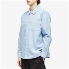 Dickies Men's Premium Collection Service Overshirt in Service Stripe