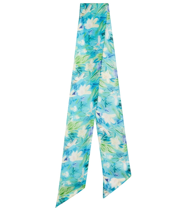 Photo: Chloé Chloé Wild Flowers floral silk scarf
