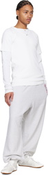 ABRA White Overlayered T-shirt