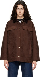 Casablanca Brown Workwear Jacket