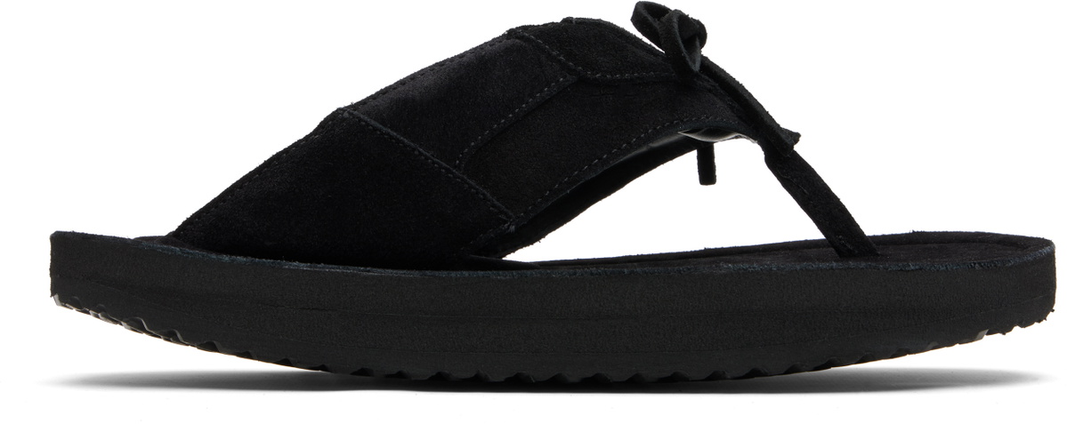 ABRA SSENSE Exclusive Black Platform Flip-Flops
