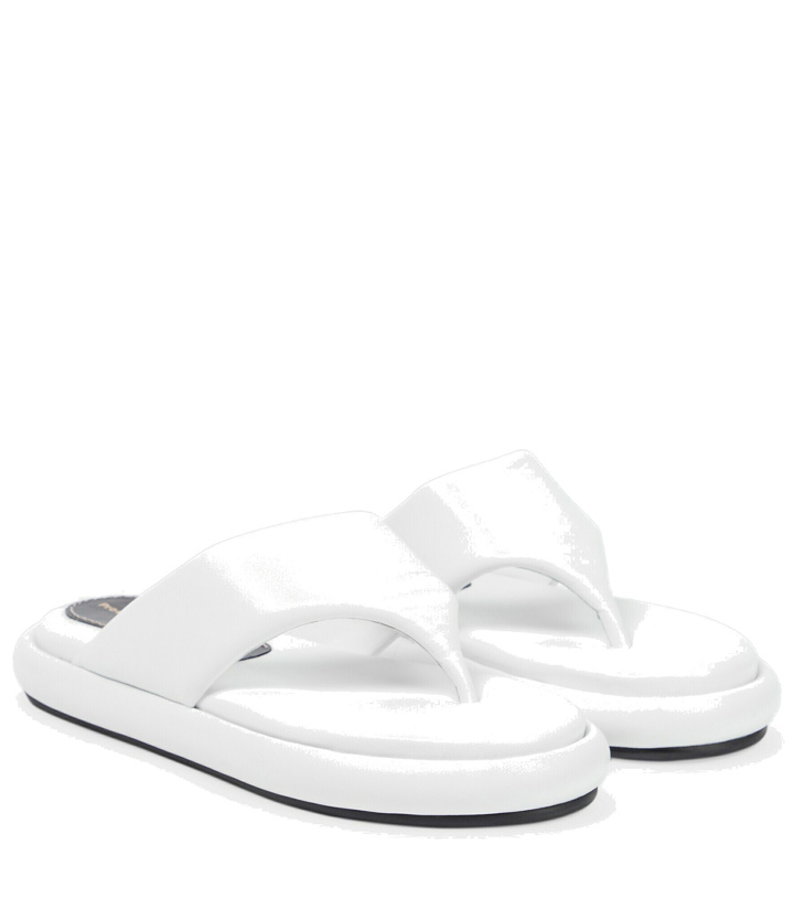 Photo: Proenza Schouler - Pipe leather thong sandals