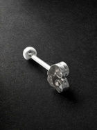 MARIA TASH - 2.5mm Ball Stud 14-Karat White Gold Single Earring