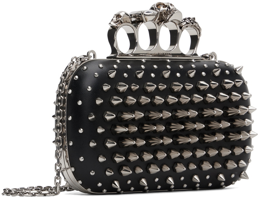 Alexander McQueen Black Knuckle Clutch Alexander McQueen
