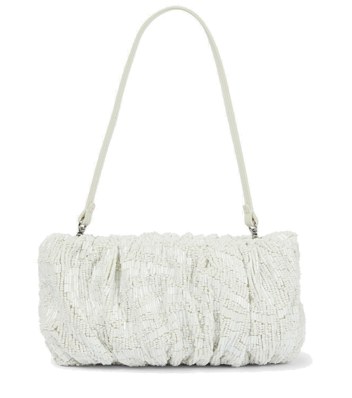 Staud - Bridal Bean beaded shoulder bag