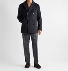 Altea - Double-Breasted Cashmere Peacoat - Blue