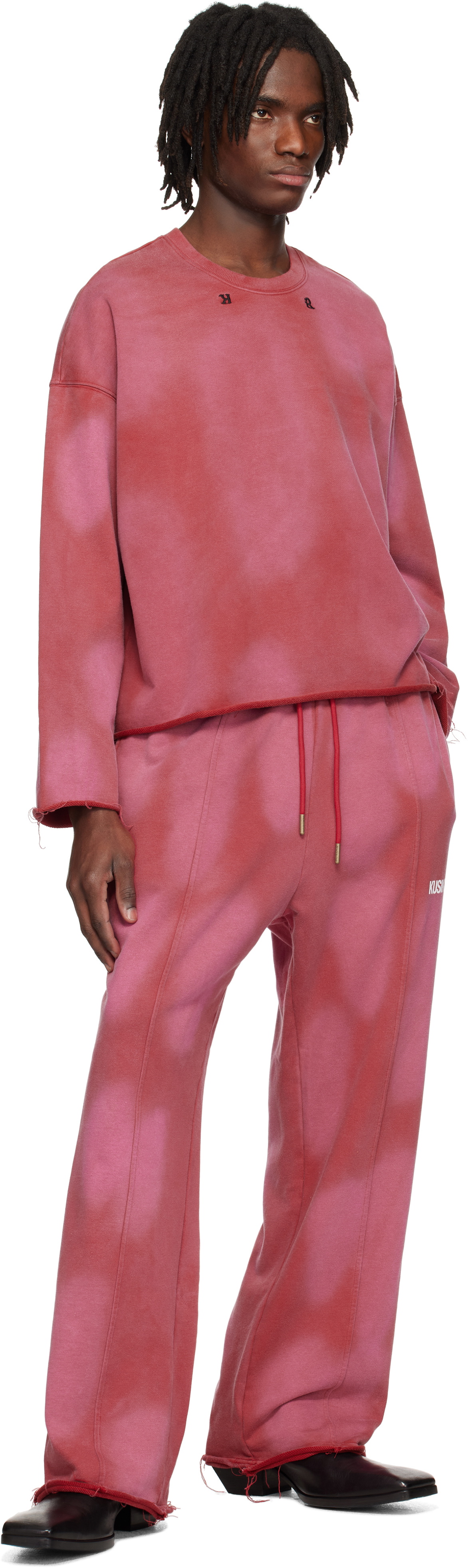 KUSIKOHC Red Faded Sweatshirt