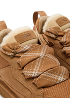 Ugg Lowmel Panelled Suede Sneakers Brown