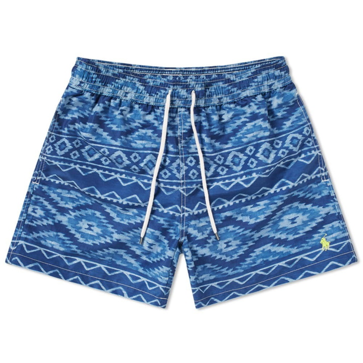 Photo: Polo Ralph Lauren Indigo Blanket Traveller Swim Short Blue
