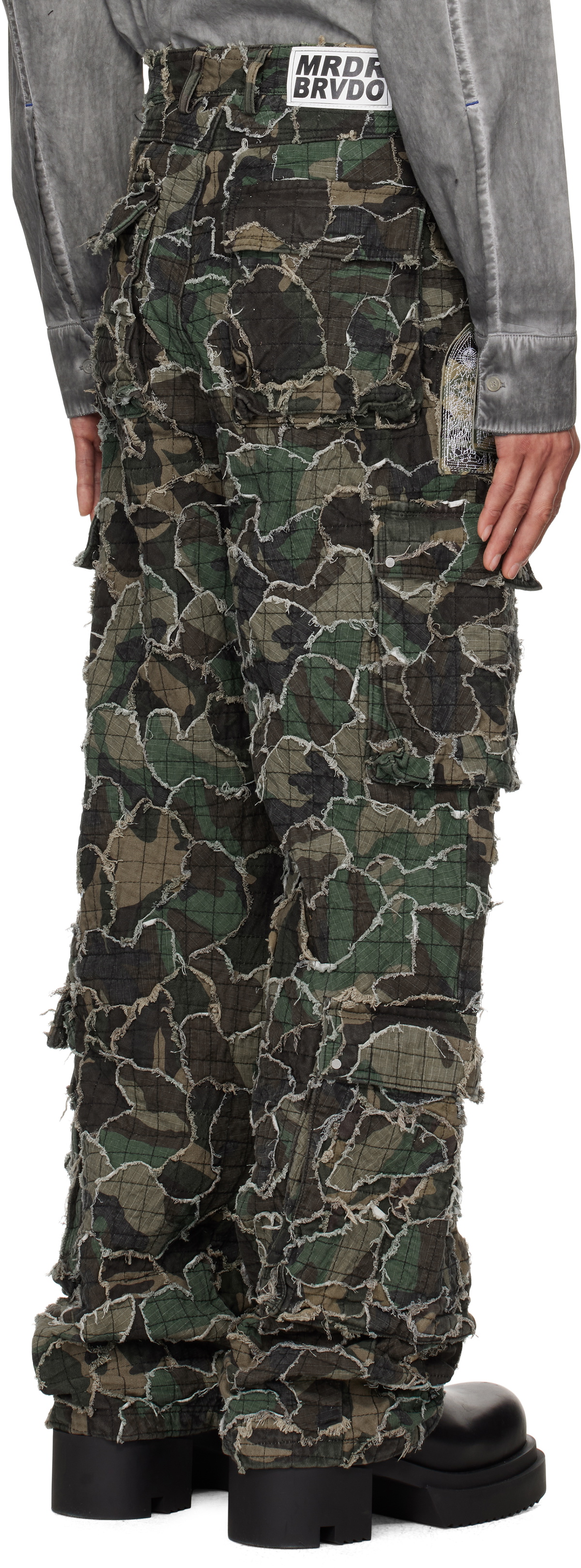 Who Decides War Khaki Washed Camo Cargo Pants