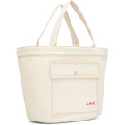 A.P.C. Off-White Jade Tote