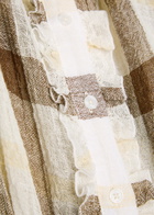 Lisa Marie Fernandez Checked Belted Linen-blend Maxi Dress Multicoloured