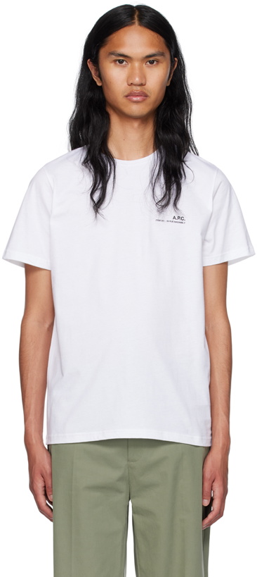 Photo: A.P.C. White Item T-Shirt