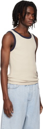 Entire Studios Off-White Contro Tank Top
