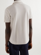 Loro Piana - Cotton-Piqué Polo Shirt - Neutrals