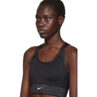 Nike Black Swoosh Rebel Bra