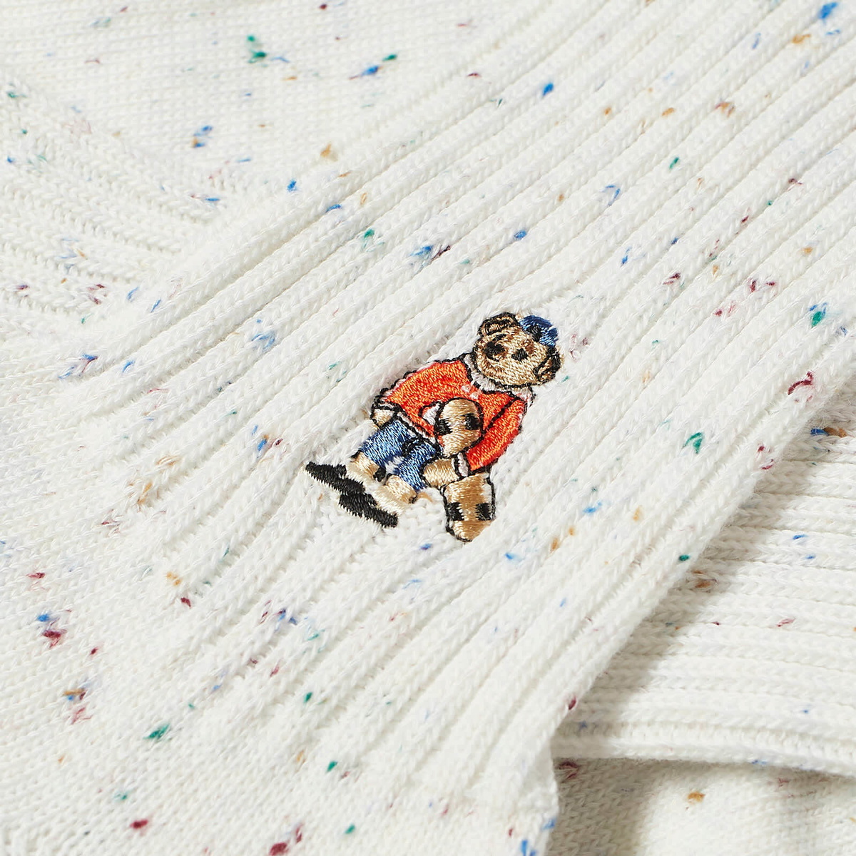 Rostersox Bear Socks in White