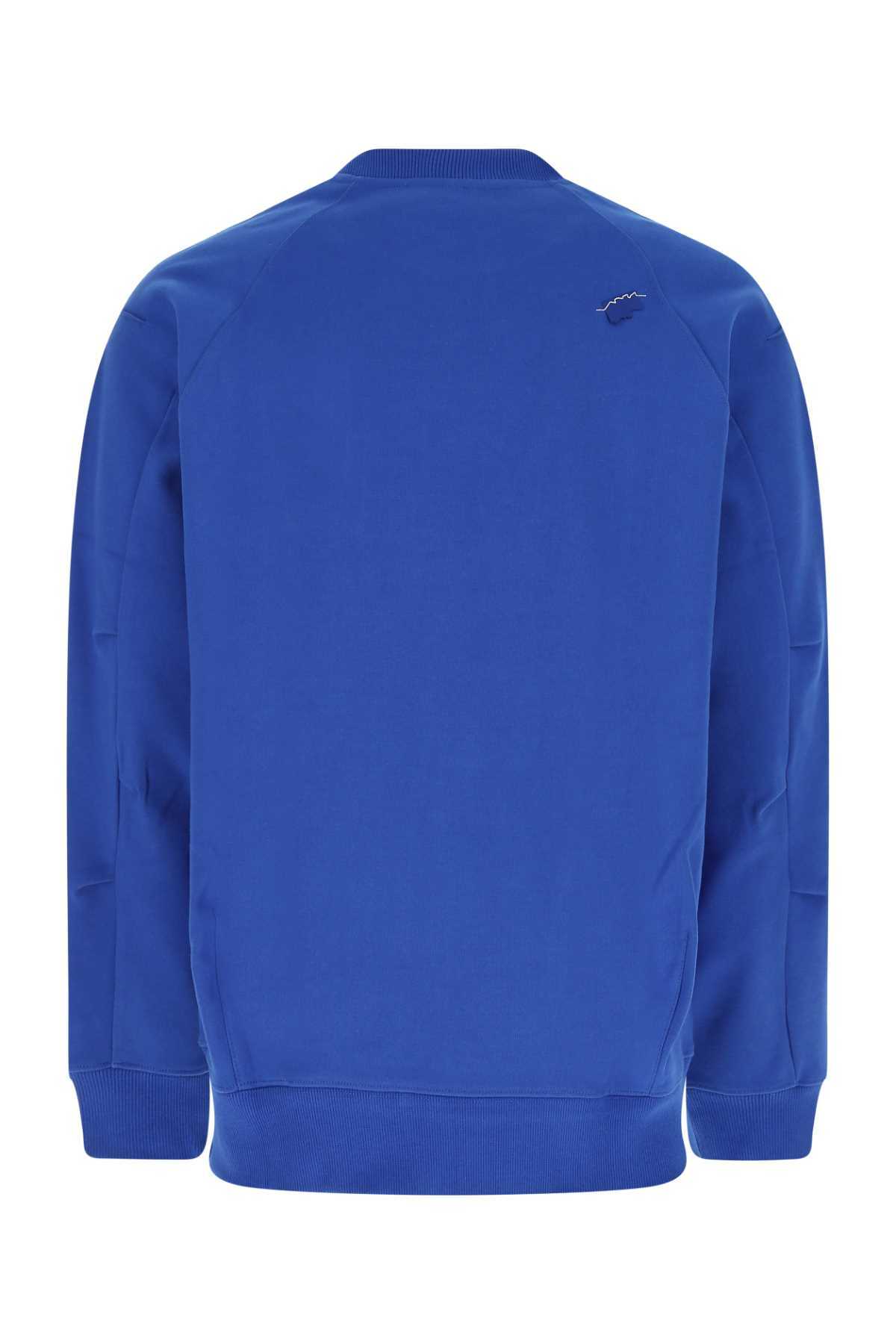 Ader Error Electric Blue Cotton Blend Sweatshirt