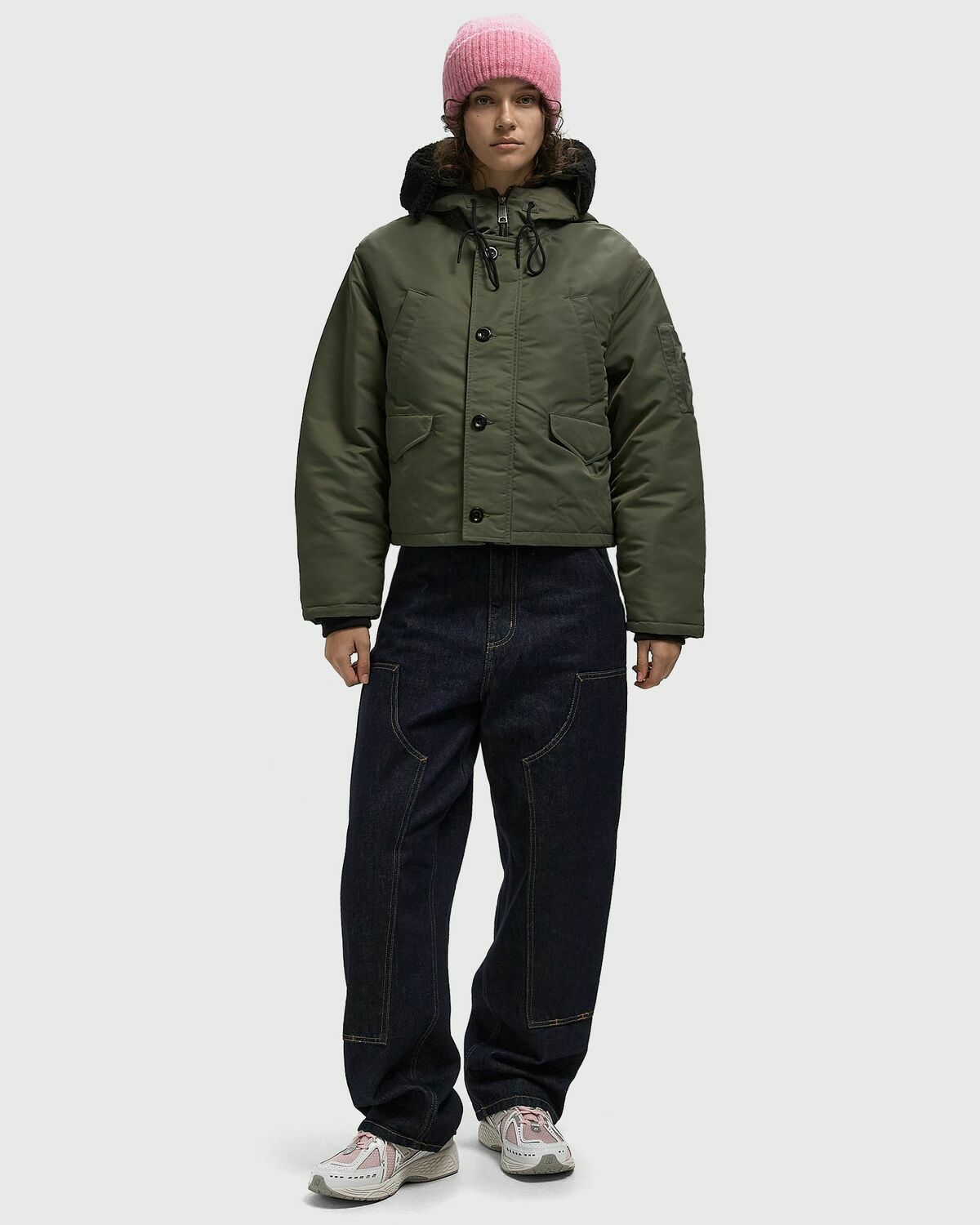 Carhartt WIP Oltera Jacket Green Womens Bomber Jacket Carhartt WIP