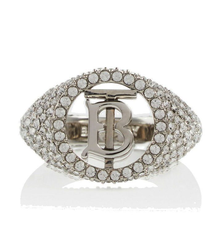 Photo: Burberry - Monogram embellished signet ring